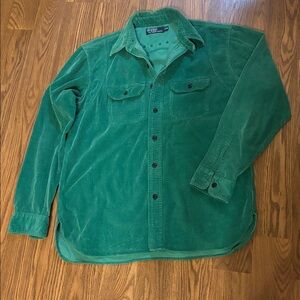 Ralph Lauren Teal Corduroy Shirt